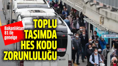 Toplu taşımda HES kodu zorunluluğu