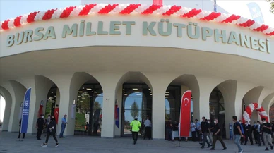 Bursa Millet Kütüphanesi hizmete açıldı