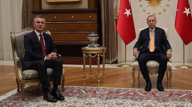 Cumhurbaşkanı Erdoğan ile NATO Genel Sekreteri Stoltenberg görüştü