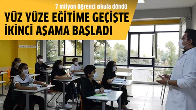 Yüz yüze eğitime geçişte ikinci aşama başladı