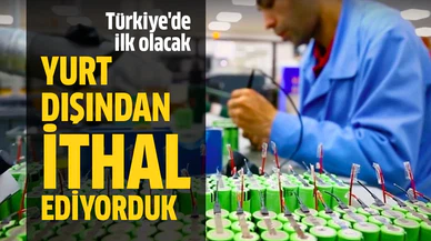 Türkiye'de ilk defa lityum üretimine başlayacağız