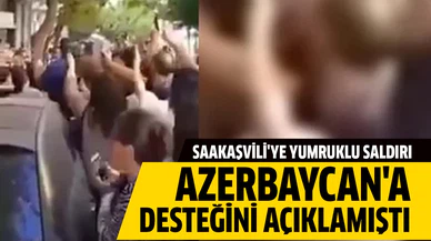 Saakaşvili'ye yumruklu saldırı
