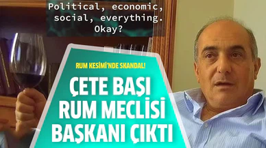 Çete başı Rum Meclisi Başkanı çıktı