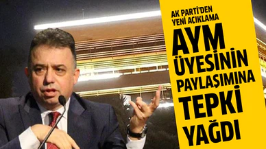 AYM üyesinin paylaşımına tepki yağdı