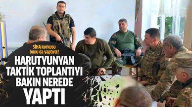 Harutyunyan taktik toplantısını anaokulunda gerçekleştirdi