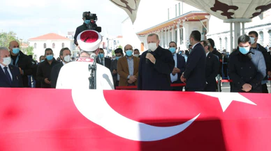 Burhan Kuzu'ya veda! Başkan Erdoğan da cenaze törenine katıldı