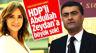 Nazlı Çelik'i hedef alan HDP’li Abdullah Zeydan’a büyük şok!