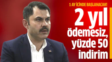 Bakan Murat Kurum'dan kira yardımı açıklaması