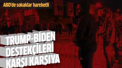 ABD başkanlık yarışında oy sayımının sürdüğü Philadelphia'da Trump ve Biden destekçileri karşı karşıya geldi