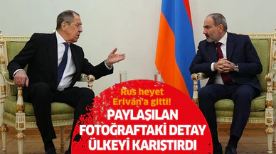 Rus heyet Erivan'a gitti! Paylaşılan fotoğraf ülkeyi karıştırdı