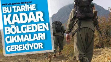 PKK için çember daralıyor!
