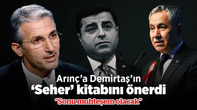Nedim Şener, Arınç'a Demirtaş'ın 'Seher' kitabını önerdi