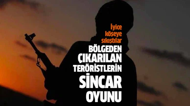 Ölümü bekleyen teröristlerin bölgede “Sincar” oyunu!