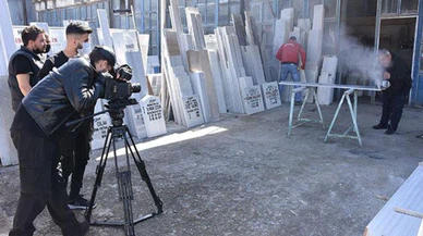 Kısa film yarışması 3 bin nüfuslu ilçeyi "film platosu"na çevirdi