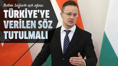 Macaristan Dışişleri Bakanı Szijjarto: Türkiye'ye verilen söz tutulmalı