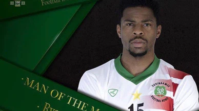 Surinam Milli Takımı'nda 'maçın adamı' seçildi