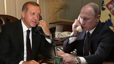 Cumhurbaşkanı Erdoğan, Putin ile telefonda görüştü