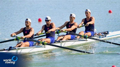 Genç milli kürekçiler, Dünya Şampiyonası'nda ikinci oldu