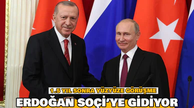 Cumhurbaşkanı Erdoğan Soçi'ye gidiyor