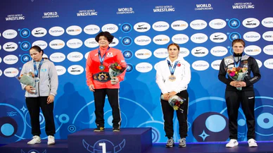 Milli güreşçi Buse Tosun Çavuşoğlu'ndan Dünya Şampiyonası'nda bronz madalya