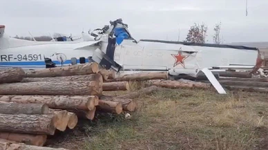 Rusya’nın Tataristan Cumhuriyeti’nde paraşütçü taşıyan uçak düştü, 16 kişi öldü