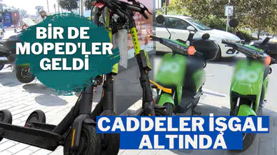 İstanbul'da scooter'dan sonra moped işgali başladı