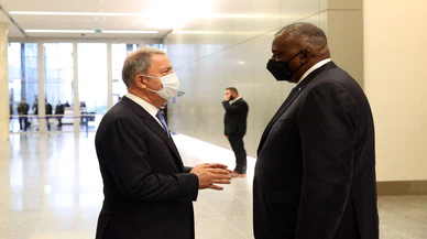 Milli Savunma Bakanı Akar, ABD Savunma Bakanı Austin ile görüştü