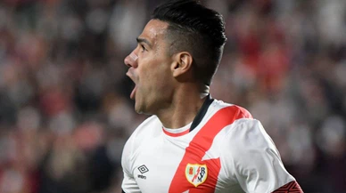 Rayo Vallecano, Falcao'nun golüyle Barcelona'yı yendi