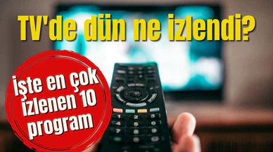 1 Kasım Pazartesi günü Türk televizyonlarında ne izlendi?