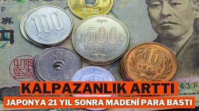 Kalpazanlık arttı, Japonya 21 yıl sonra madeni para bastı
