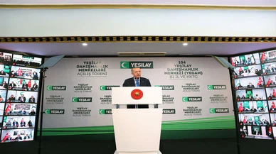 Cumhurbaşkanı Erdoğan Yeşilay Danışmanlık Merkezleri Ortak Açılış Töreni'ne katıldı