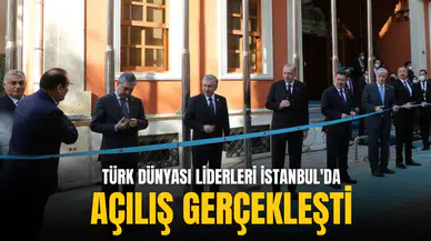 Cumhurbaşkanı Erdoğan, Türk Konseyi Genel Sekreterliği binasının açılışını yaptı