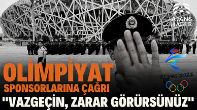Pekin Olimpiyatları sponsorlarına Uygur zulmü hatırlatması