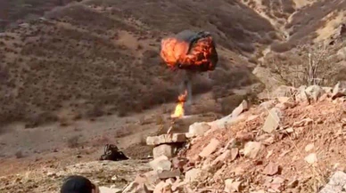 Teröristler tarafından kullanılan 6 sığınak imha edildi