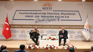Cumhurbaşkanlığı Sözcüsü İbrahim Kalın, Hitit Üniversitesi öğrencileriyle bir araya geldi
