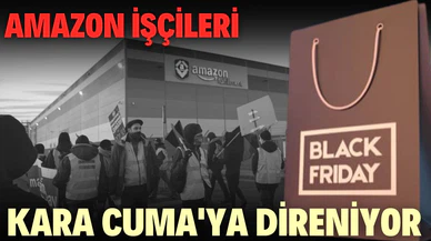 Amazon çalışanlarından 20 ülkede  'kara cuma' eylemi