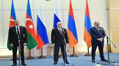 Putin, Aliyev ve Paşinyan'ın Soçi zirvesi sona erdi