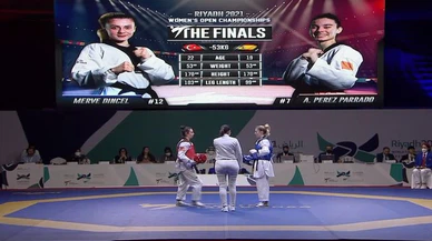 Milli tekvandocu Merve Dinçel altın madalya kazandı