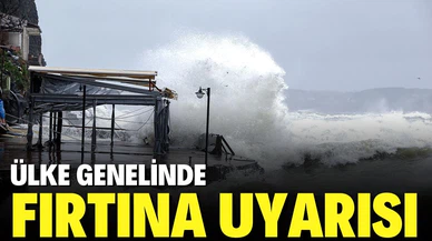  52 ile fırtına uyarısı