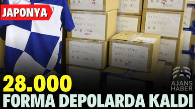 Tokyo Olimpiyat Oyunları'nda çalışacak gönüllüler için hazırlanan 28.000 forma elde kaldı.