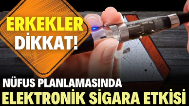 Elektronik sigara kullanan erkeklerin cinsel hayatı tehlike altında