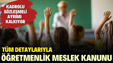 Öğretmenlik Meslek Kanunu neler getirecek?