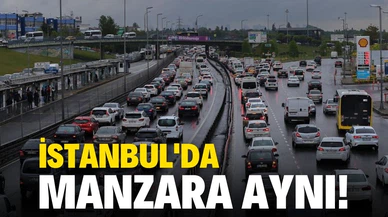 Okullar açıldı, İstanbul'da trafik felç oldu!