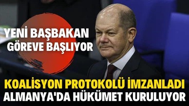Almanya’da hükümet kuruluyor! Koalisyon protokolü imzalandı