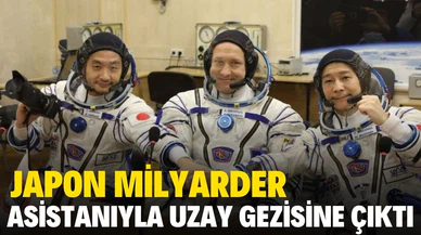 Japon milyarder Maezawa, asistanı ile uzaya gezisine çıktı