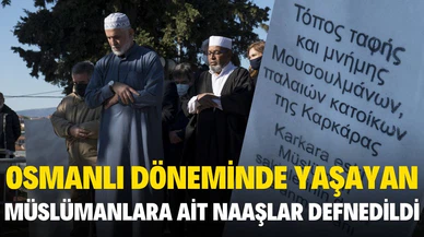 Selanik'te bulunan Müslümanlara ait naaşlar yeniden defnedildi.