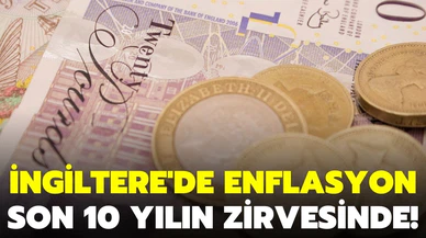 İngiltere’de yıllık enflasyon, son 10 yılın zirvesinde