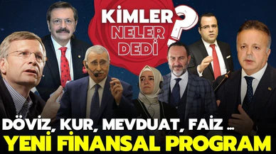 Yeni finansal program hakkında kimler neler dedi?