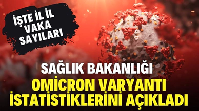 Sağlık Bakanlığı Omicron varyantı istatistiklerini açıkladı.