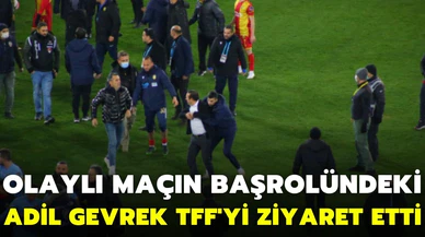 Yeni Malatyaspor Başkanı Adil Gevrek TFF'yi ziyaret etti